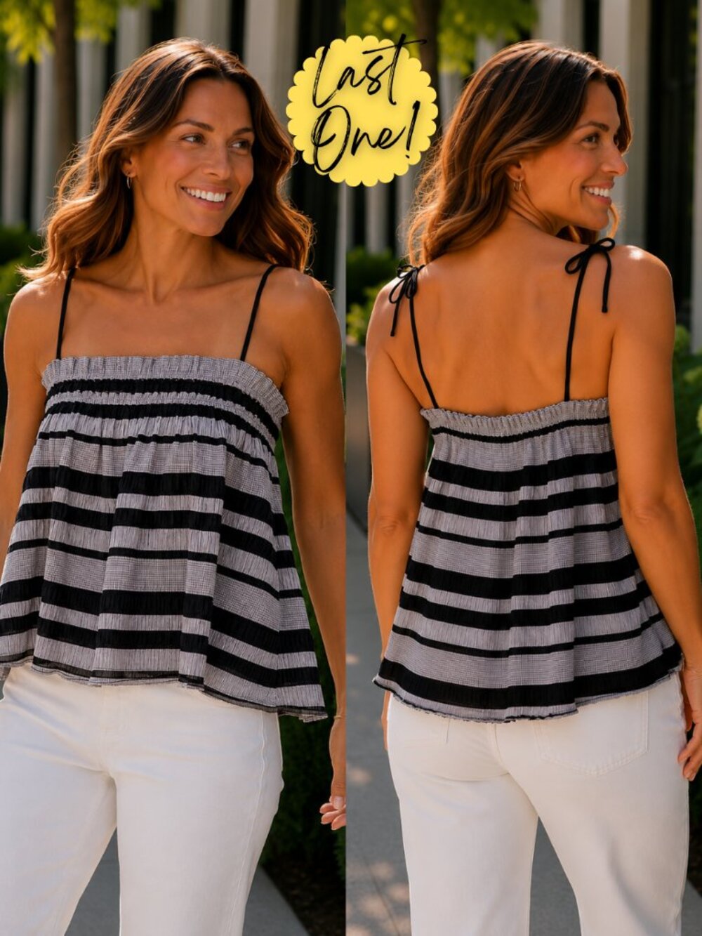 Clara Tie Strap Tank Top